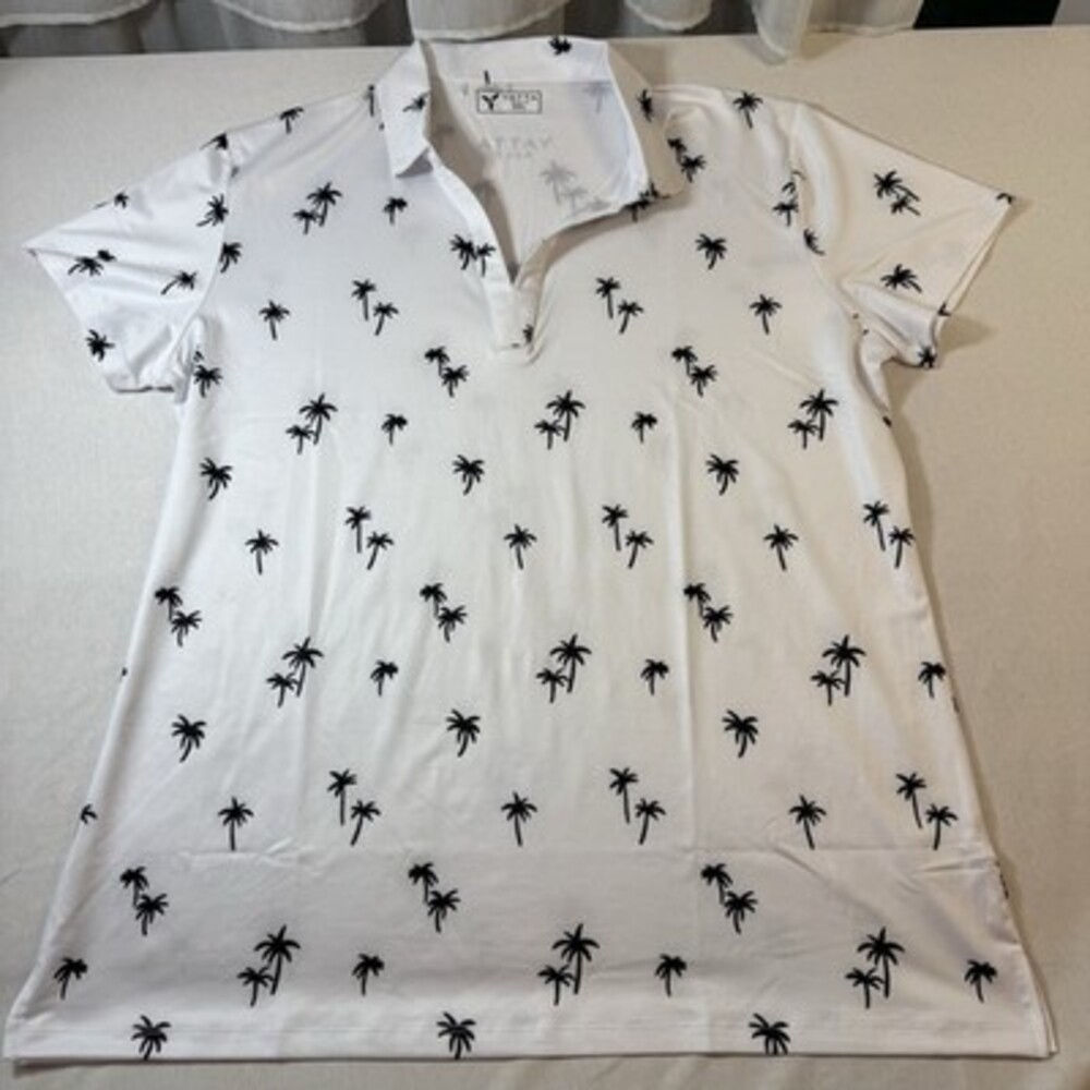 Yatta Golf Polo, Women’s 2xl, Short Sleeve, Tropical Print